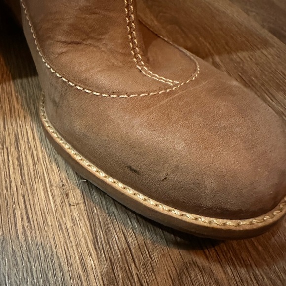 Miss Albright Anthropologie boots in light brown suede - Picture 5 of 9